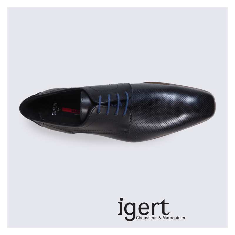 Chaussure Homme Lloyd en cuir noir chic et tendance