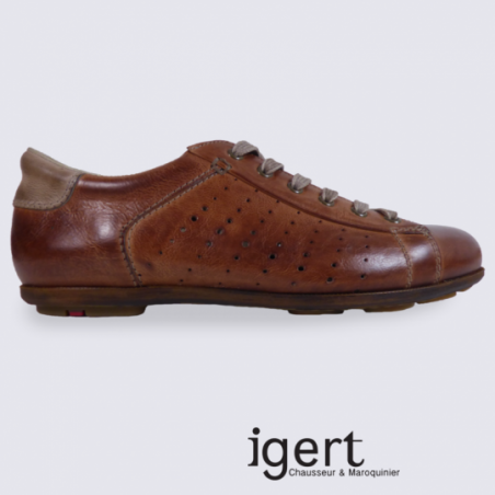 Chaussures Lloyd en cuir perforé Cognac tendance