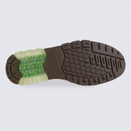 Baskets homme Mephisto en cuir noisette Baskets homme Mephisto en cuir noisette