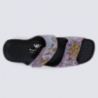 Mules Vital femme en cuir argenté motif fleurs confort Mules Vital femme en cuir argenté motif fleurs confort