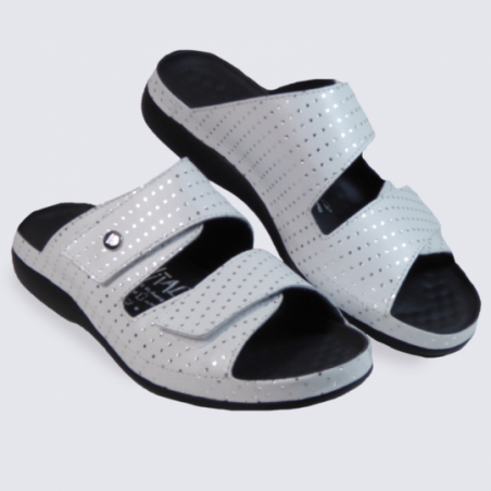 Mule sales blanche femme