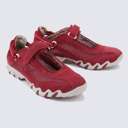 Chaussures de marche rouge pour Femme Allrounder