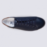 Baskets pour homme Mephisto en cuir bleu marine Baskets pour homme Mephisto en cuir bleu marine