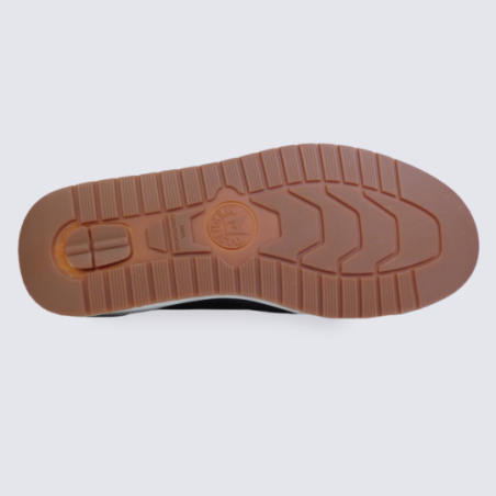 Baskets pour homme Mephisto en cuir bleu marine Baskets pour homme Mephisto en cuir bleu marine