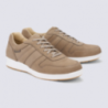 Baskets homme Mephisto en cuir beige confort Baskets homme Mephisto en cuir beige confort