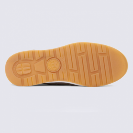 Baskets homme Mephisto en cuir beige confort Baskets homme Mephisto en cuir beige confort