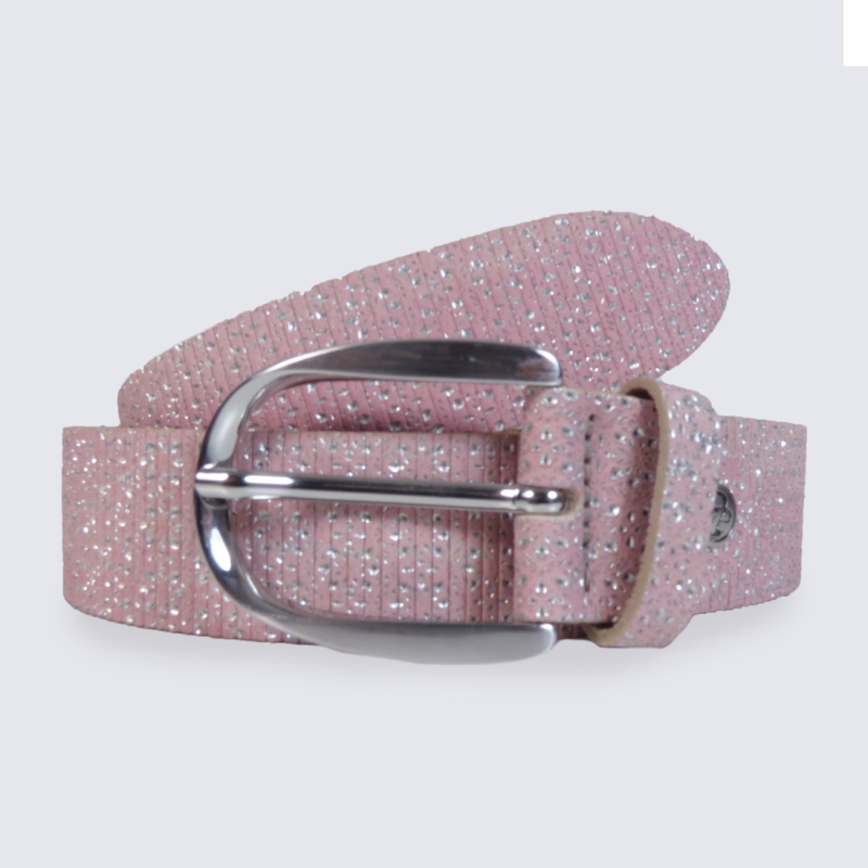 Ceinture femme Bernd G tz en cuir rose argent I Igert Chausseur