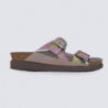 Mules pour femme Mephisto en cuir multicolore Mules pour femme Mephisto en cuir multicolore