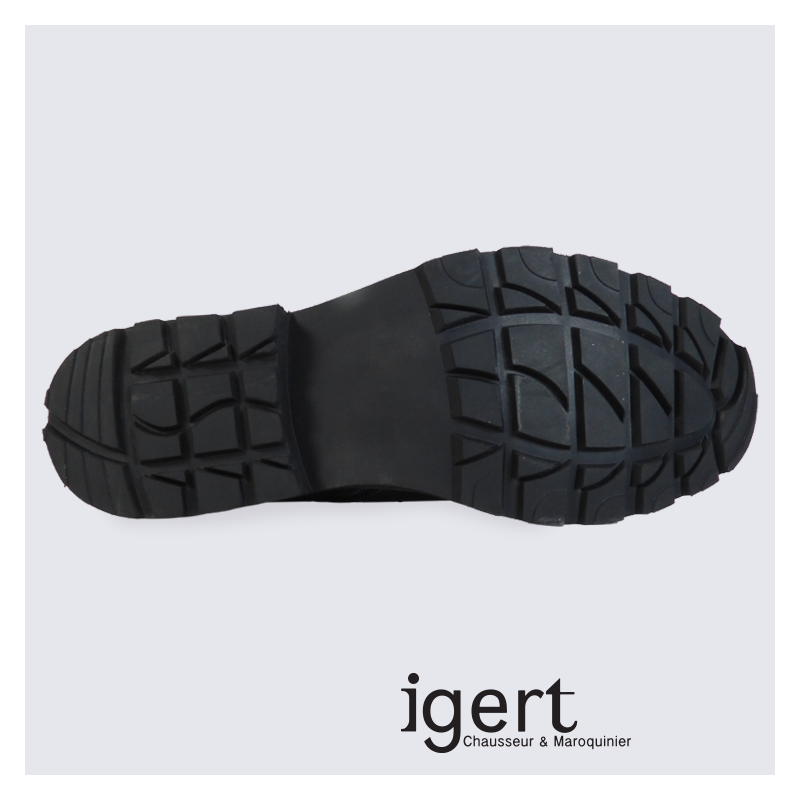 Chaussures hautes à lacets pour Homme Kdopa en cuir noir