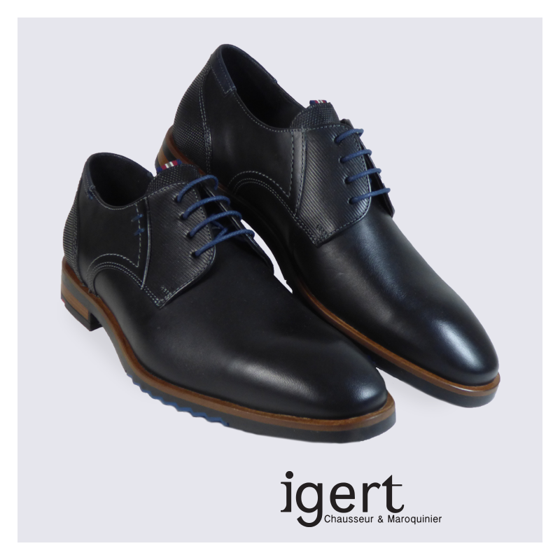 Derby pour homme Lloyd en cuir noir tendance