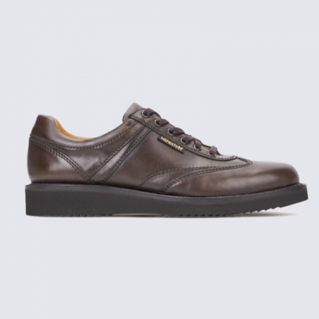 Chaussures à lacets pour homme Mephisto en cuir marron