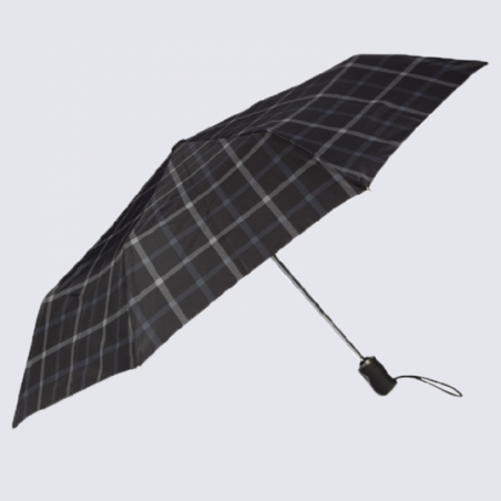 Parapluie homme Isotoner X-tra solide automatique et deperlant à carreaux
