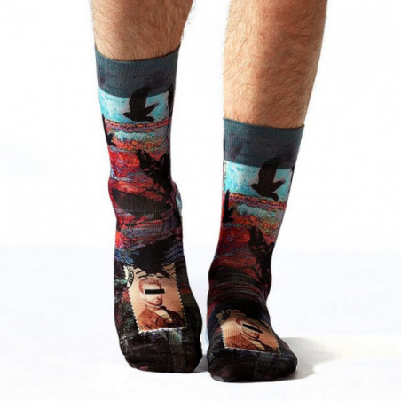 Chaussettes Homme Wigglesteps à motif mystères