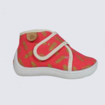 Chaussons pour bebe a velcro Babybotte motif ananas I Igert Chausseur Maroquinier Dannemarie