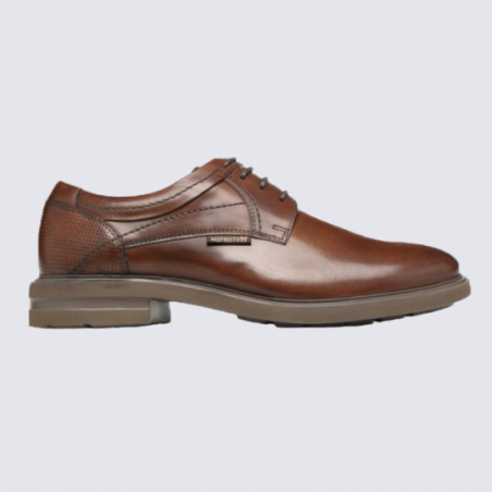 Chaussures Derbies pour hommes Mephisto en cuir marron