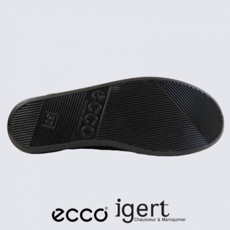 Chaussures à velcro pour femme Ecco en cuir noir
