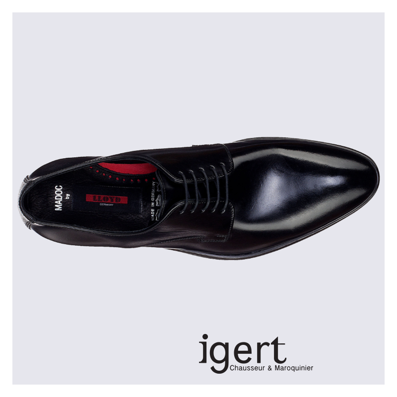 Derby chic pour homme Lloyd en cuir noir