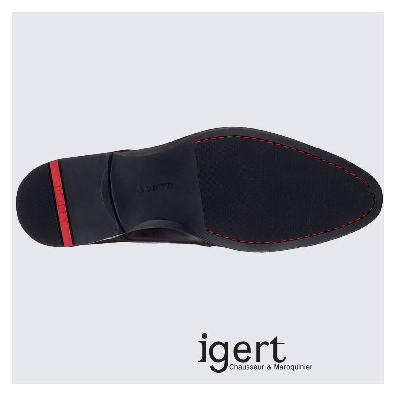 Derby chic pour homme Lloyd en cuir noir