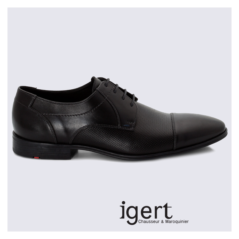 Derby pour homme Lloyd en cuir noir chic