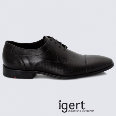 Derby pour homme Lloyd en cuir noir chic