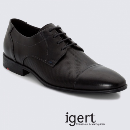 Derby pour homme Lloyd en cuir noir chic