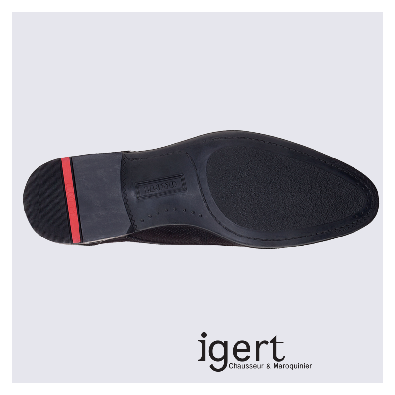 Derby pour homme Lloyd en cuir noir chic