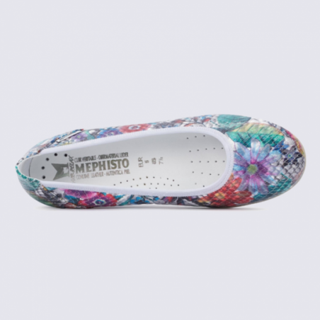Ballerines Mephisto en cuir multicolore tendance Ballerines Mephisto en cuir multicolore tendance