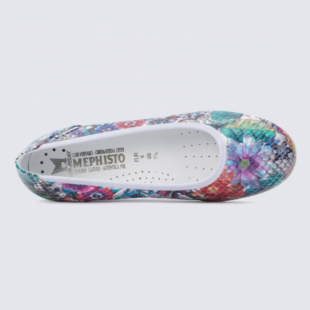 Ballerines Mephisto en cuir multicolore tendance