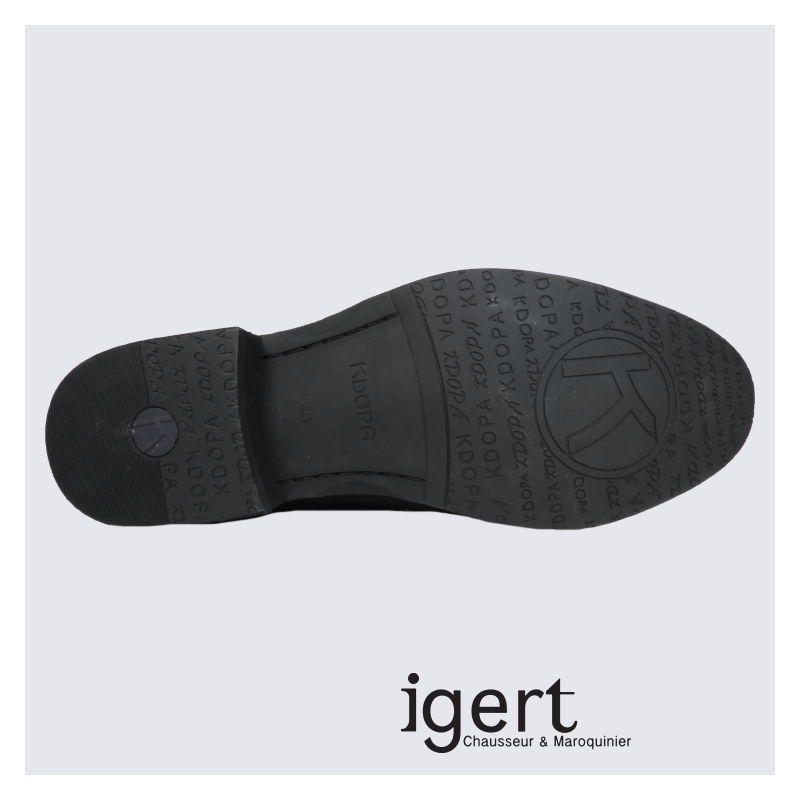Chaussure Kdopa, chaussures de ville homme en cuir noir
