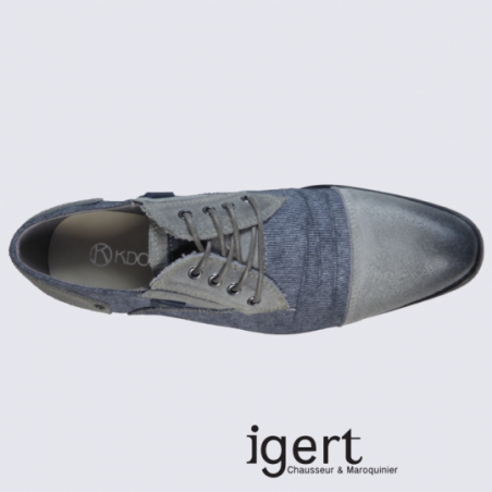 Derby pour homme Kdopa en cuir gris tendance