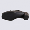 Mules femme Vital en cuir noir à pois argenté Mules femme Vital en cuir noir à pois argenté