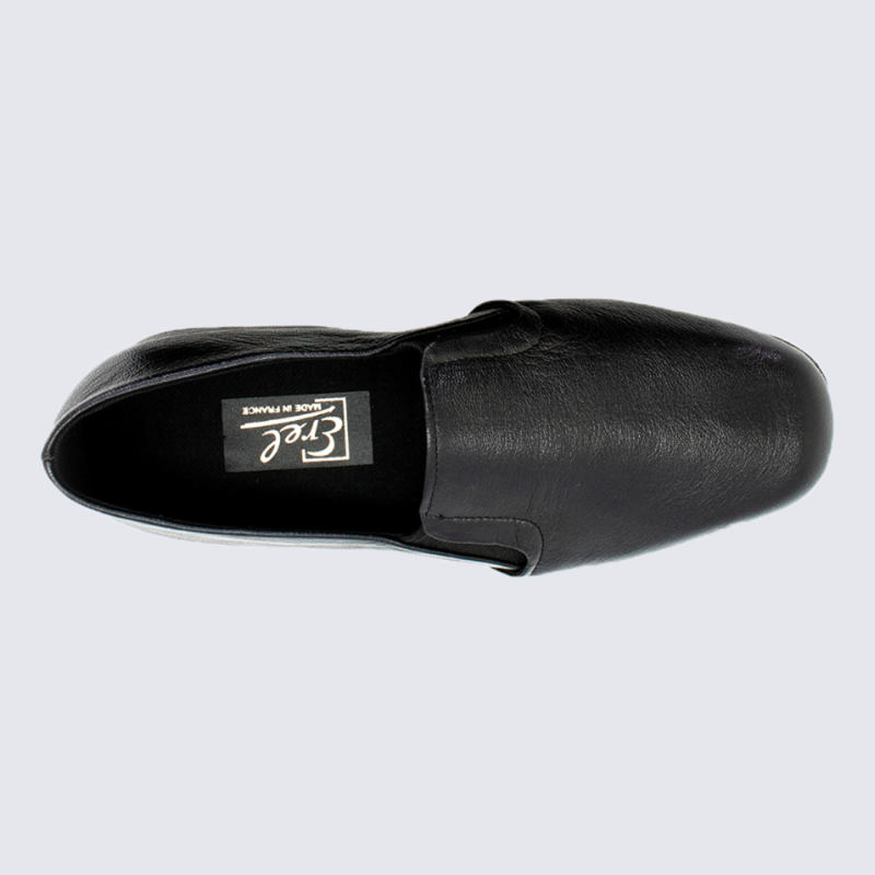 Pantoufles pour homme Erel Gilberto en cuir noir