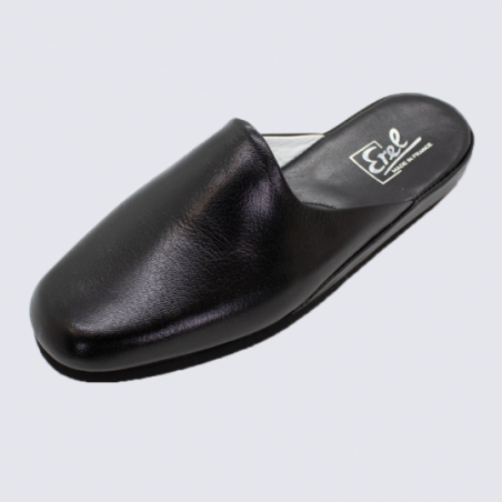 Mules pour homme Erel Mickael en cuir lisse noir