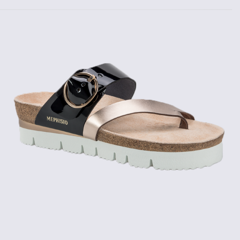 Entre Doigts pour femme Mephisto en cuir noir I Igert Chausseur Maroquinier Dannemarie