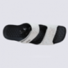 Mules à talon Vital en cuir blanc et argenté confort Mules à talon Vital en cuir blanc et argenté confort