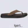 Tongs Ecco, tongs homme en cuir marron Tongs Ecco, tongs homme en cuir marron
