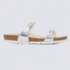 Mules pour femme Mephisto en cuir argent tendance Mules pour femme Mephisto en cuir argent tendance