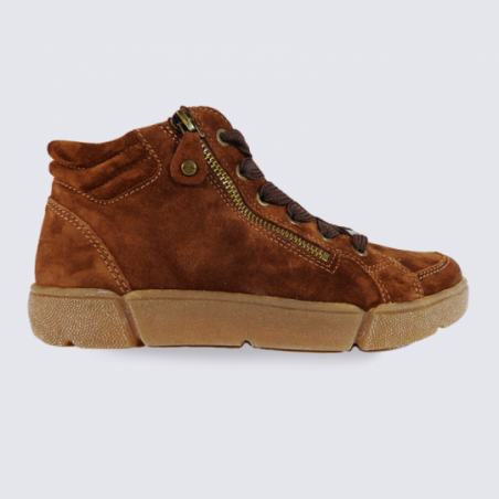 Chaussures en cuir brun à lacets Ara