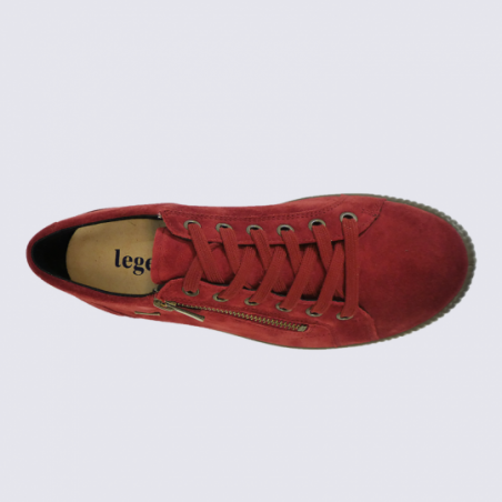 Baskets pour femme Legero en cuir rouge