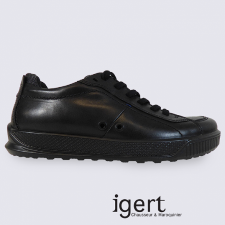 Baskets Ecco, baskets homme en cuir noir