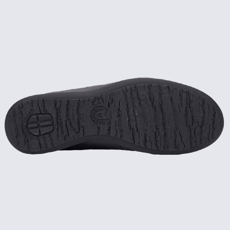 Chaussures Mephisto, Botillons femme en cuir noir