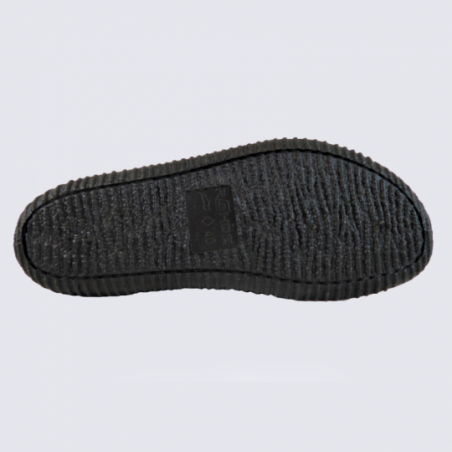 Sandales Rohde, sandales confortables homme en cuir noir