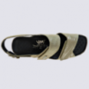 Sandales Vital, sandales tendances et confortables femme en cuir beige Sandales Vital, sandales tendances et confortables femme en cuir beige