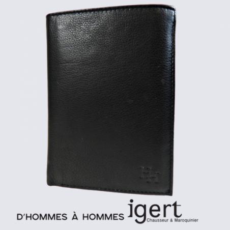 Porte Feuille d'Hommes à Hommes, porte feuille homme cuir noir