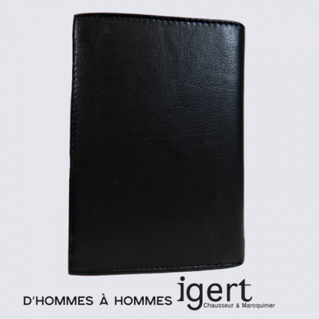 Porte Feuille d'Hommes à Hommes, porte feuille homme cuir noir