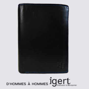 Porte Feuille d'Hommes à Hommes, porte feuille tendance homme cuir noir