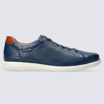 Baskets Mephisto, baskets basses tendances homme en cuir navy