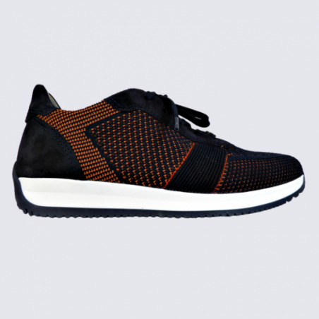 Baskets Ara, baskets tendances et confortables homme  bleu orange