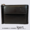 Porte cartes d'Hommes à Hommes, porte cartes et monnaie homme en cuir brun Porte cartes d'Hommes à Hommes, porte cartes et monnaie homme en cuir brun