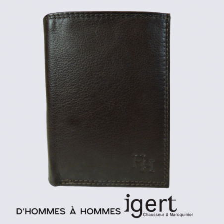 Porte feuille d'Hommes à Hommes, porte feuille élégant homme en cuir brun Porte feuille d'Hommes à Hommes, porte feuille élégant homme en cuir brun